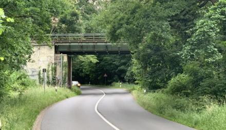 Eisenbahnbrücke auf dem Werderschen Damm