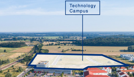 Schema zeichnung des Technology Campus