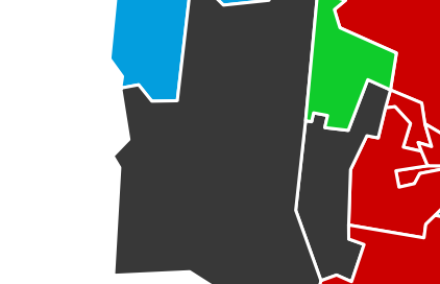 Grafik zur Kommunalwahl in Golm nach Wahlkreisen