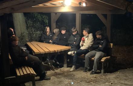 Golmer Jugendliche werden interviewt vom RBB