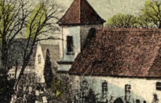 altes Bild der alten Kirche