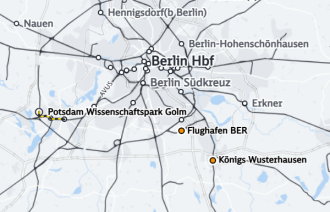 Baukarte der BAhn