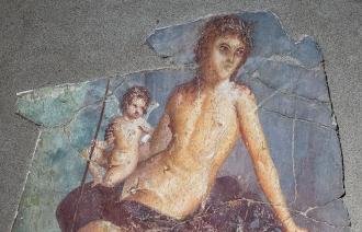 Narcis Fresko aus Pompeji