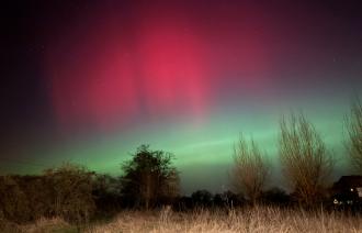Polarlichter über dem Golmer Luch