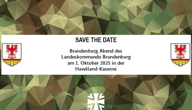 Brandenburg Abend des Landeskommandos Flyer