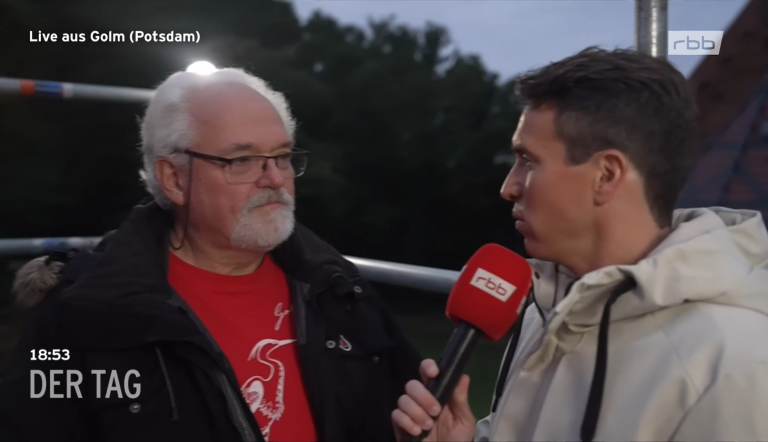 Screenshot aus der Sendung DER TAG